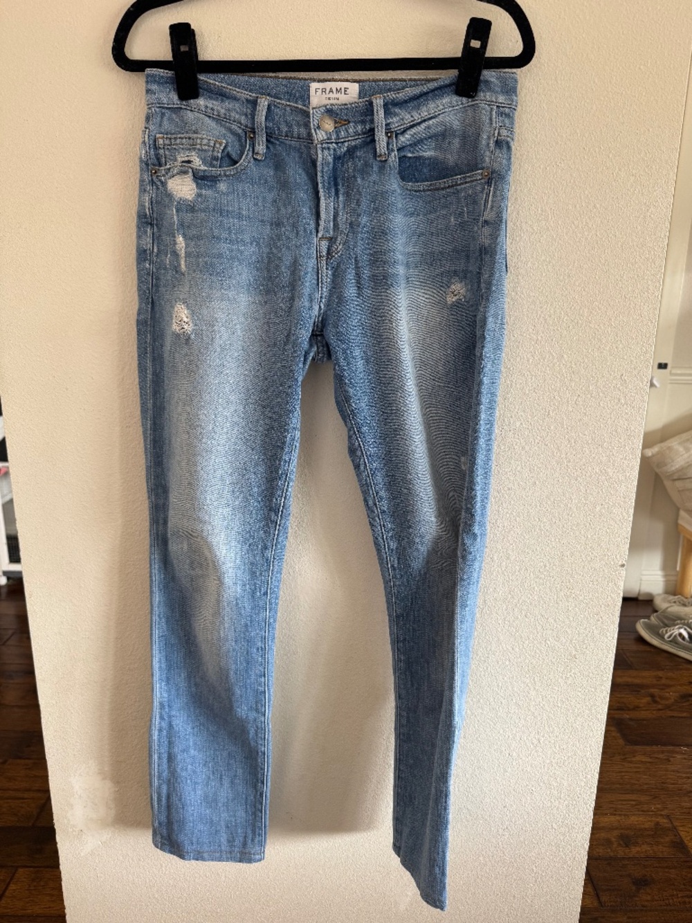 FRAME Denim L'Homme Skinny Light Wash Jeans Size 30